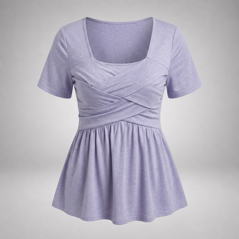 Palmer™ — Crossover Peplum Blouse