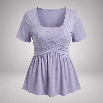 Palmer™ — Crossover Peplum Blouse