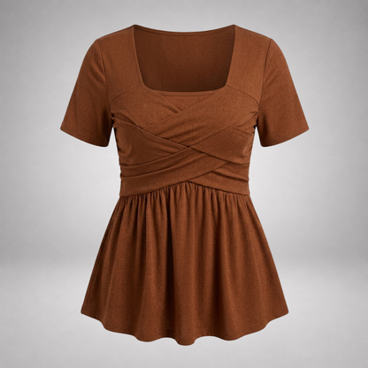Palmer™ — Crossover Peplum Blouse