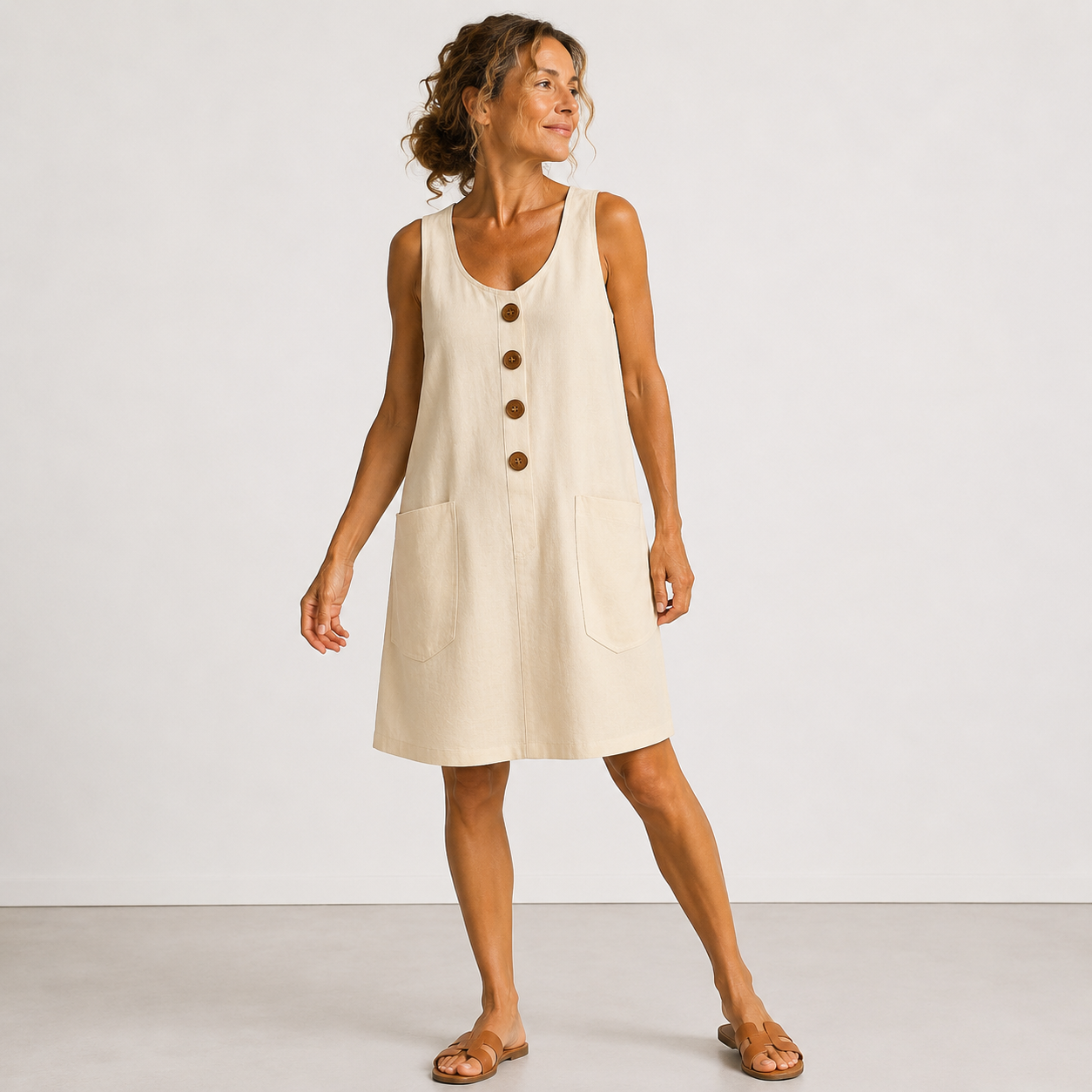 Quinn™ — Pocket Linen Sundress