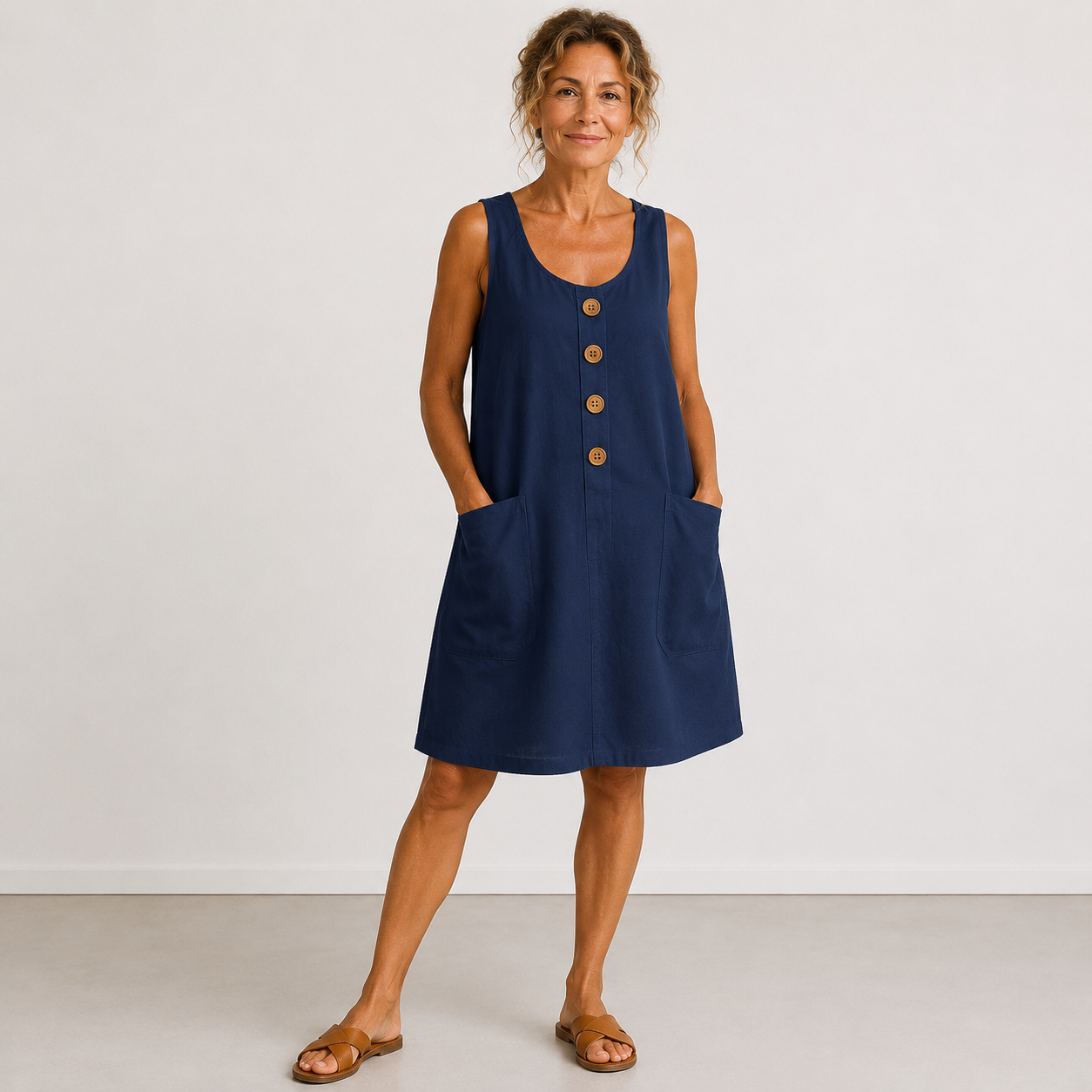 Quinn™ — Pocket Linen Sundress