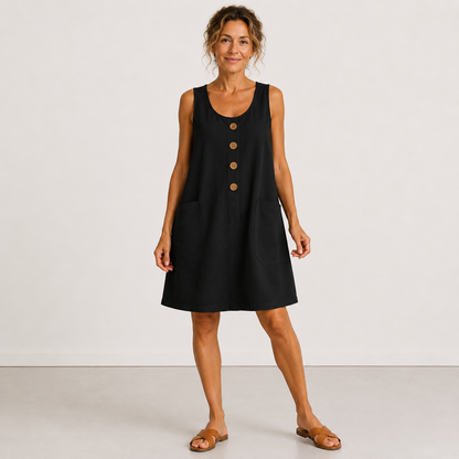 Quinn™ — Pocket Linen Sundress
