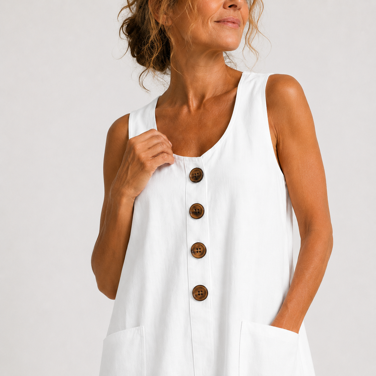 Quinn™ — Pocket Linen Sundress