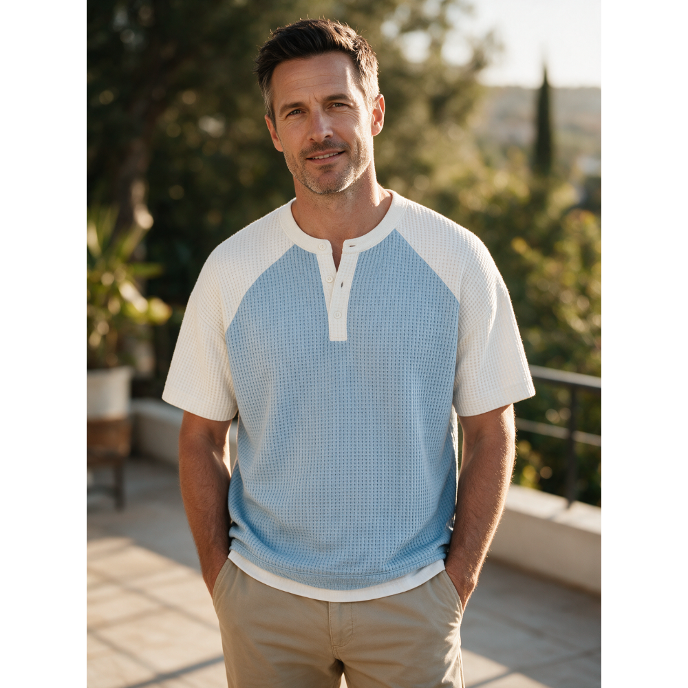 Hollis™ — Waffle Raglan Henley
