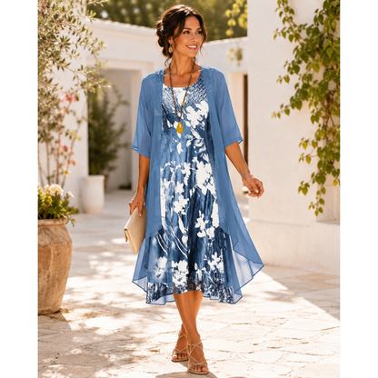 Celeste™ — Layered Floral Dress