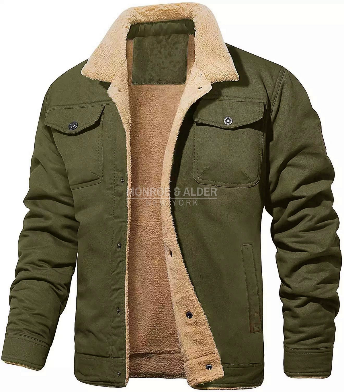 The Brooklyn jacket in olive green