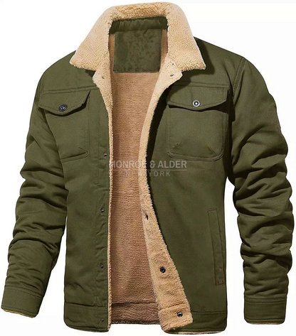The Brooklyn jacket in olive green