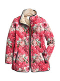 Clementine™ — Coral Rose Quilted Jacket