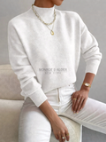 Helena™ — Soft Mock Neck Sweater