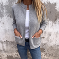 Sylvia™ — Soft Zip-Front Knit Cardigan