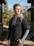 Holden™ — Lace-Up Patchwork Hoodie