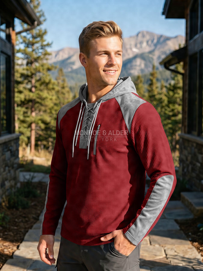 Holden hoodie in burgundy