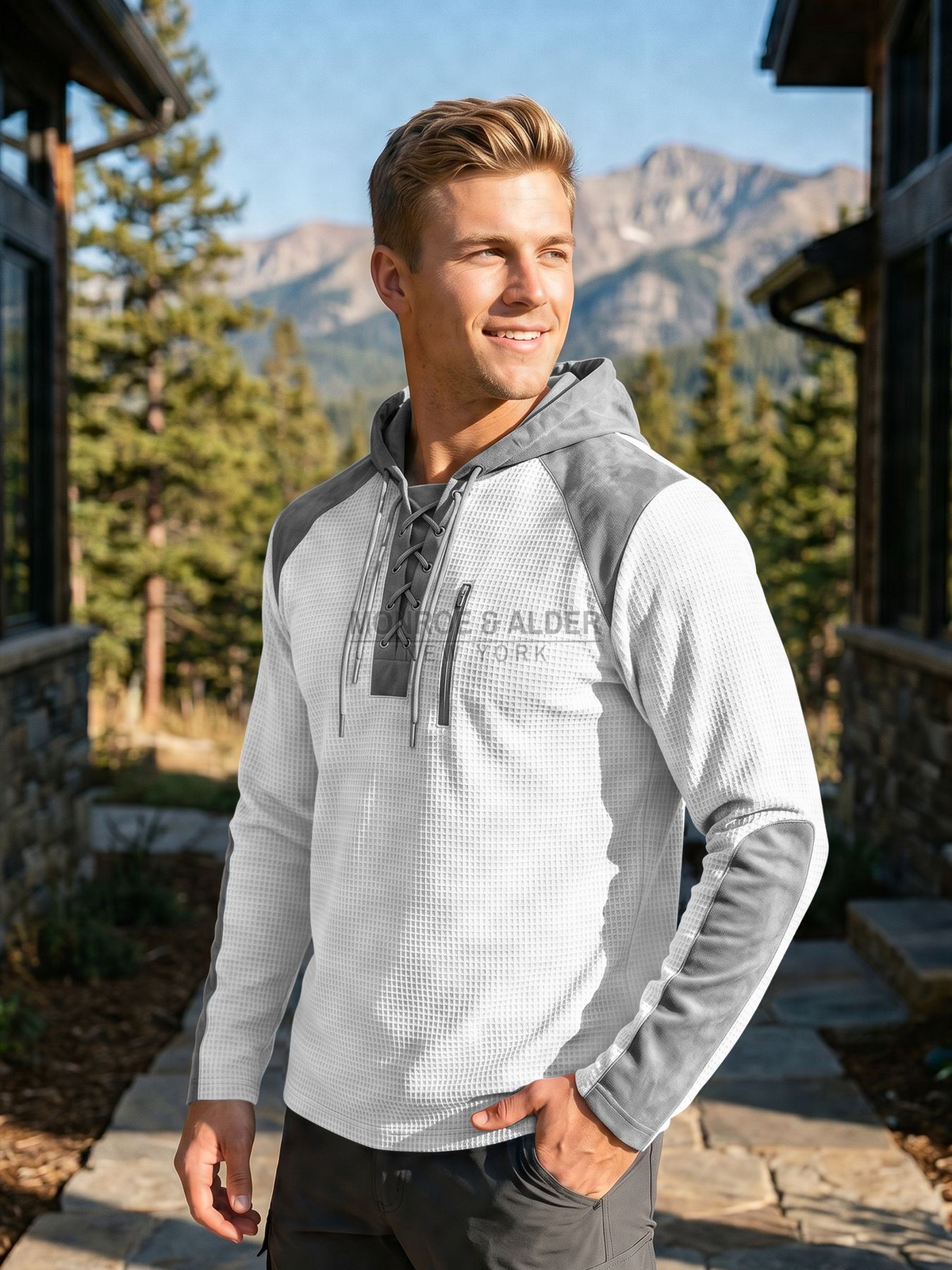 Holden hoodie in white