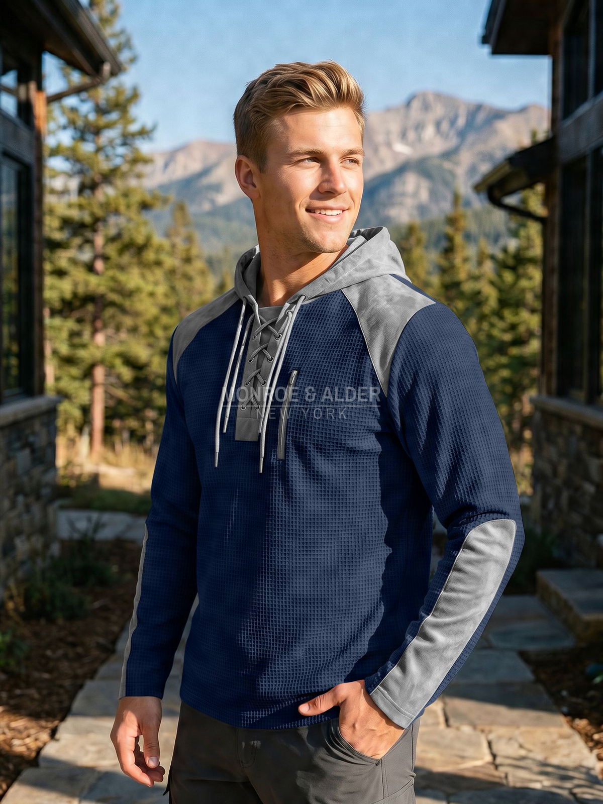Holden hoodie in navy