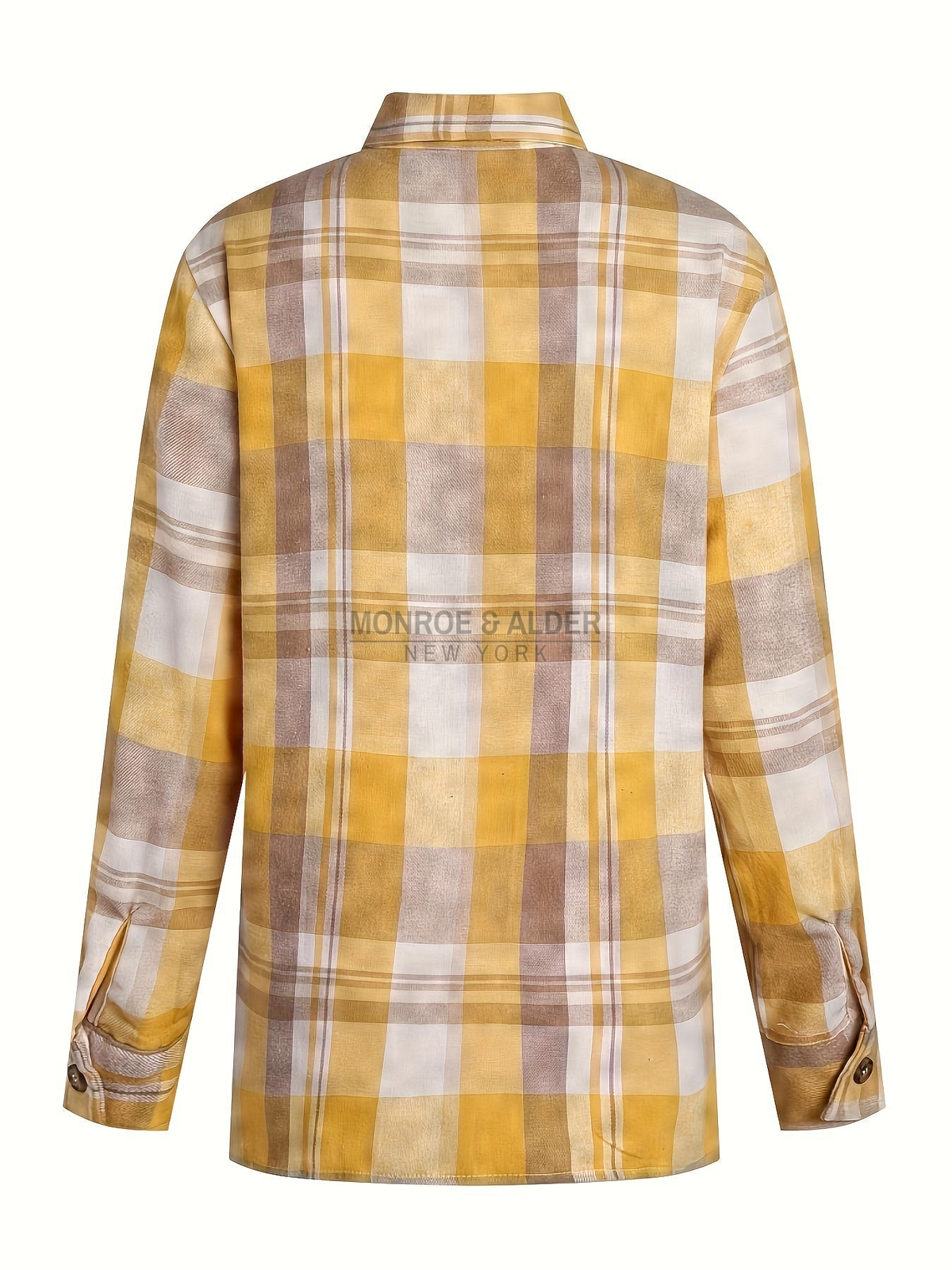 Back view of the Janet shirt in Yellow