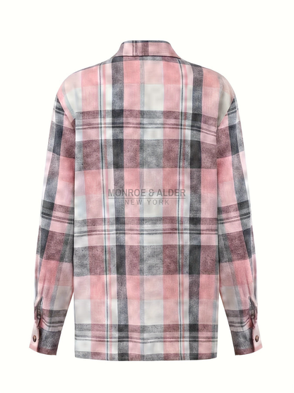 Back view of the Janet shirt in Pink