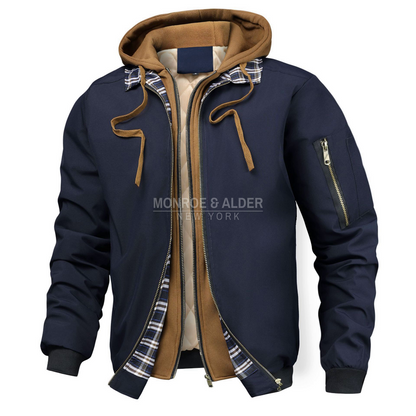 The Madison bomber in navy