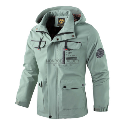 The Manhattan jacket in sage green