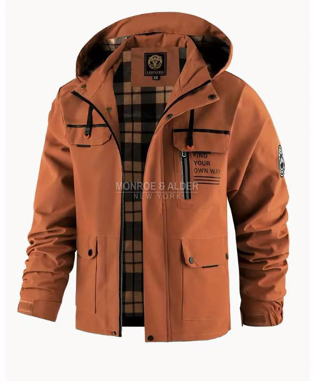 The Manhattan jacket in rust