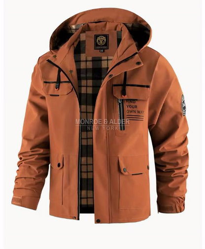 The Manhattan jacket in rust