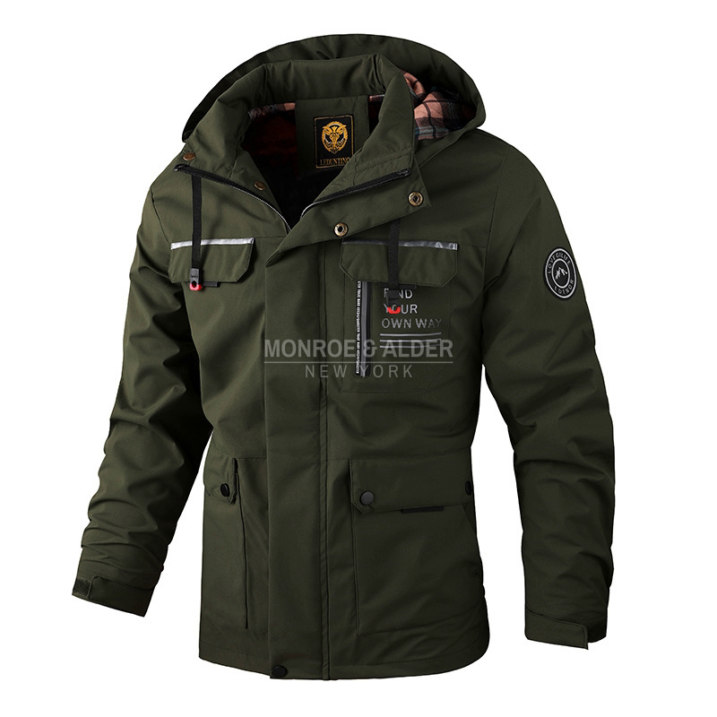 The Manhattan jacket in olive green
