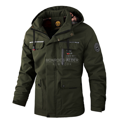 The Manhattan jacket in olive green