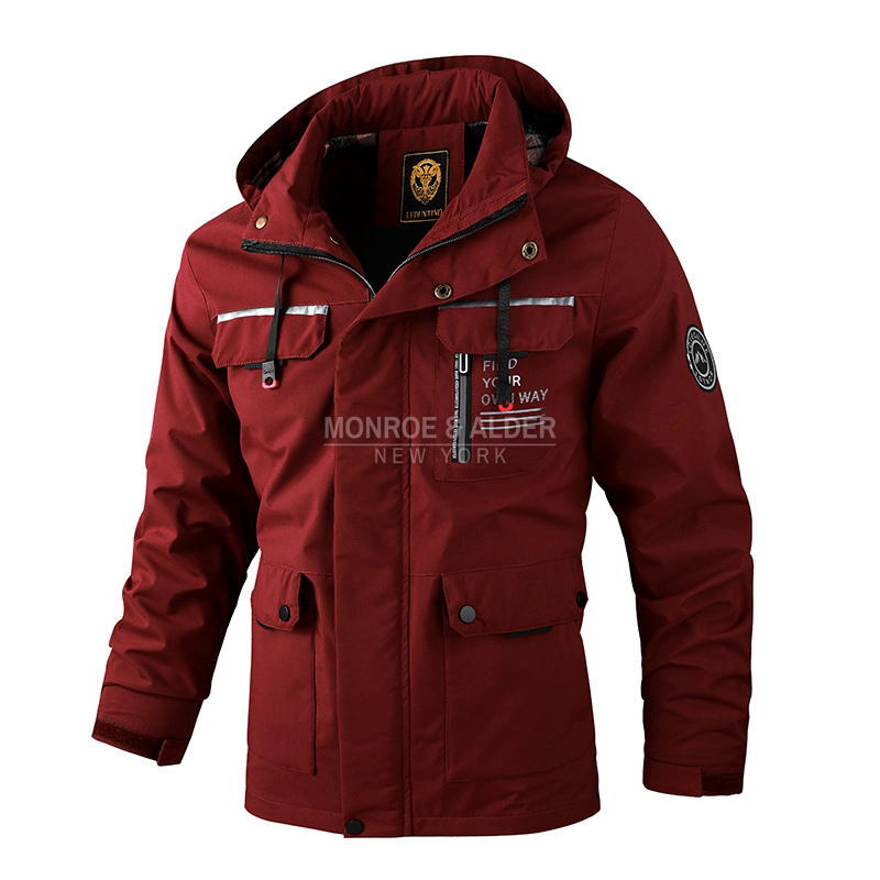 The Manhattan jacket in burgundy