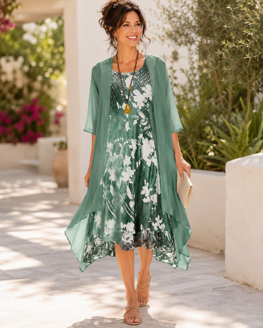 Celeste™ — Layered Floral Dress