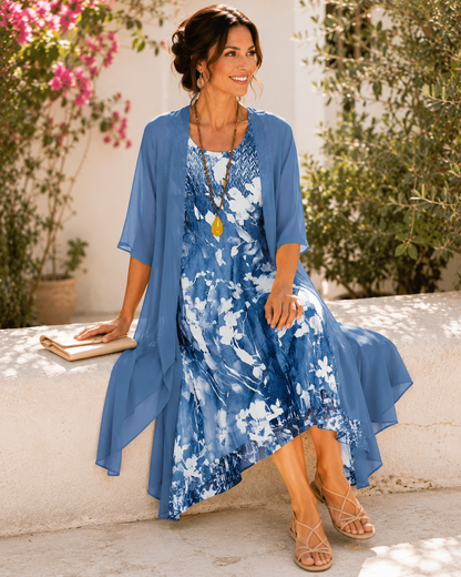 Celeste™ — Layered Floral Dress