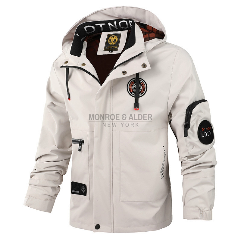 The SoHo hooded street jacket in ivory