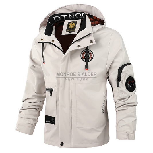 The SoHo hooded street jacket in ivory