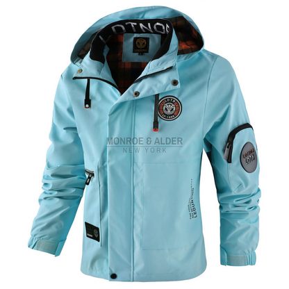The SoHo jacket in turquoise