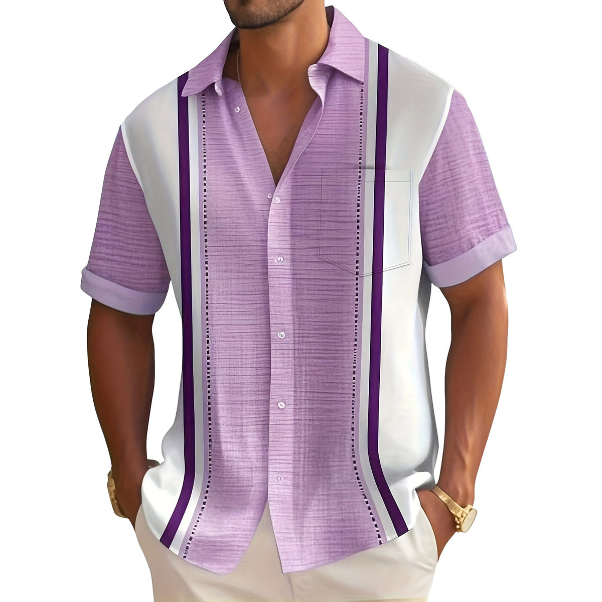 Hudson™ — Striped Resort Shirt